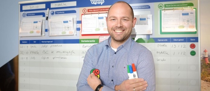 Whiteboard met dubbelzijdige bedrukking